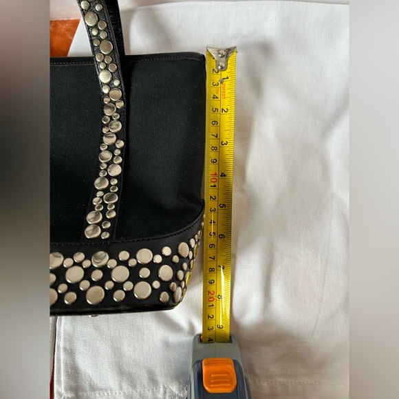 BCBGMAXAZRIA Black Handbag W/ Silver Studs - Picture 14 of 15